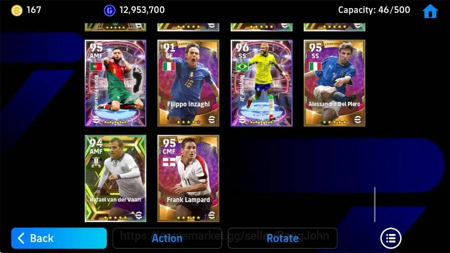 eFootball Accounts Mobile|PW 3144|Roberto Carlos BigT'02,Rivaldo BigT image 8