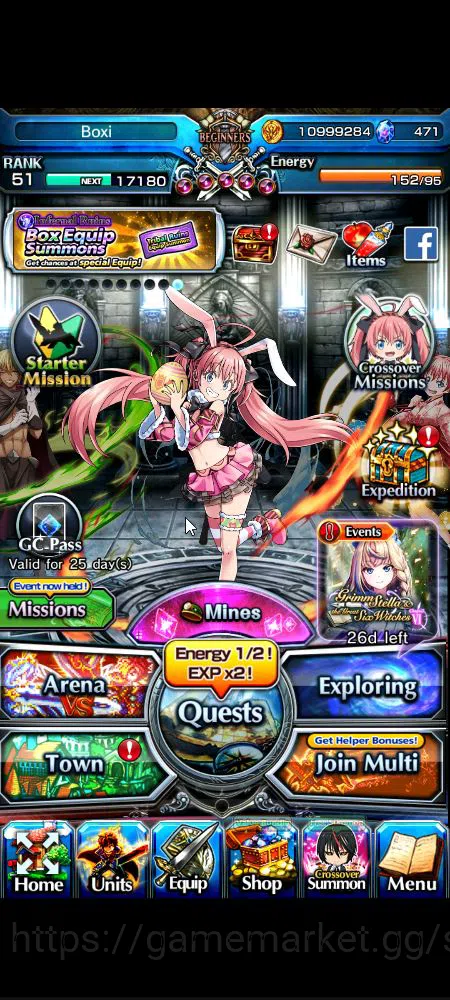 Grand Summoners Accounts Global|Rank 51|471 cc|4 Ascend+ 2 TW|[Veldora,Bunn image 13