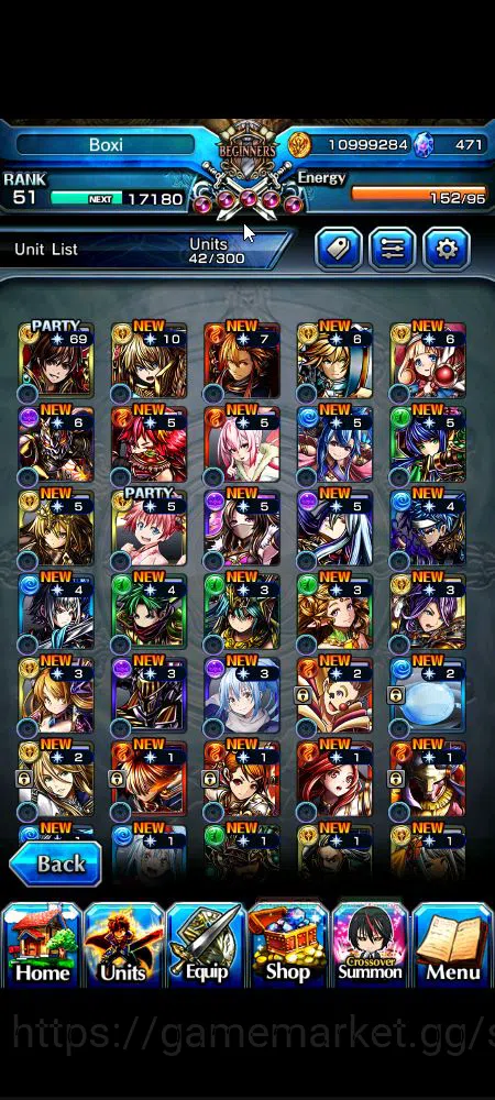 Grand Summoners Accounts Global|Rank 51|471 cc|4 Ascend+ 2 TW|[Veldora,Bunn image 16