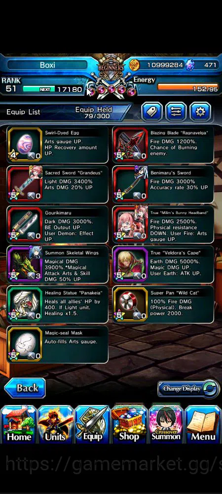 Grand Summoners Accounts Global|Rank 51|471 cc|4 Ascend+ 2 TW|[Veldora,Bunn image 2