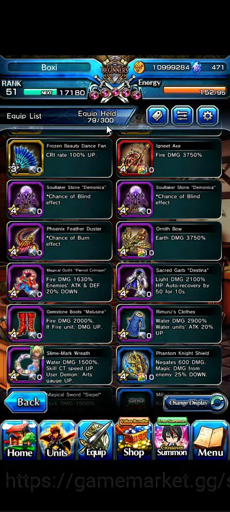 Grand Summoners Accounts Global|Rank 51|471 cc|4 Ascend+ 2 TW|[Veldora,Bunn image 5