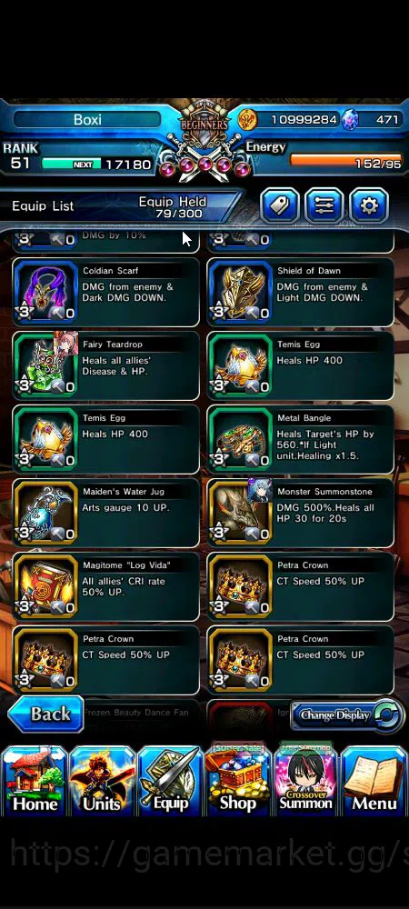 Grand Summoners Accounts Global|Rank 51|471 cc|4 Ascend+ 2 TW|[Veldora,Bunn image 6