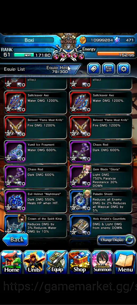 Grand Summoners Accounts Global|Rank 51|471 cc|4 Ascend+ 2 TW|[Veldora,Bunn image 7
