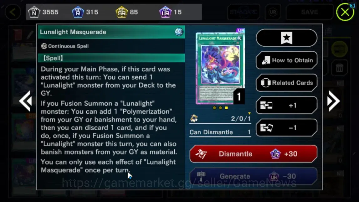 Yu-Gi-Oh! Master Duel Accounts Android|Lv 18|19 Deck|LunaLight,Kewltoon,YubelFs,S image 10