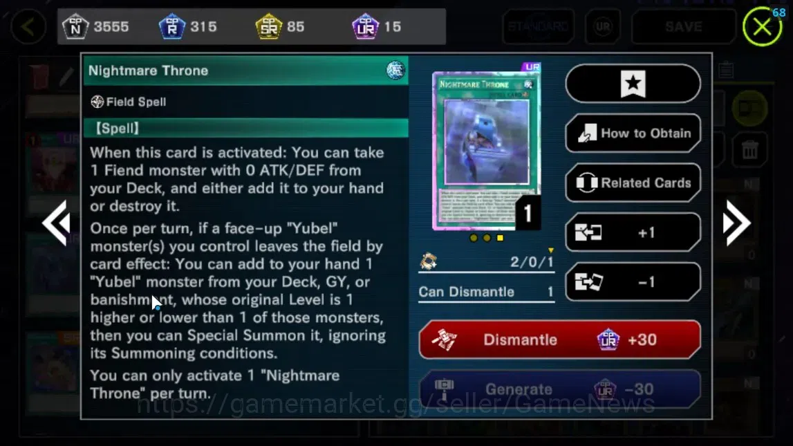Yu-Gi-Oh! Master Duel Accounts Android|Lv 18|19 Deck|LunaLight,Kewltoon,YubelFs,S image 20