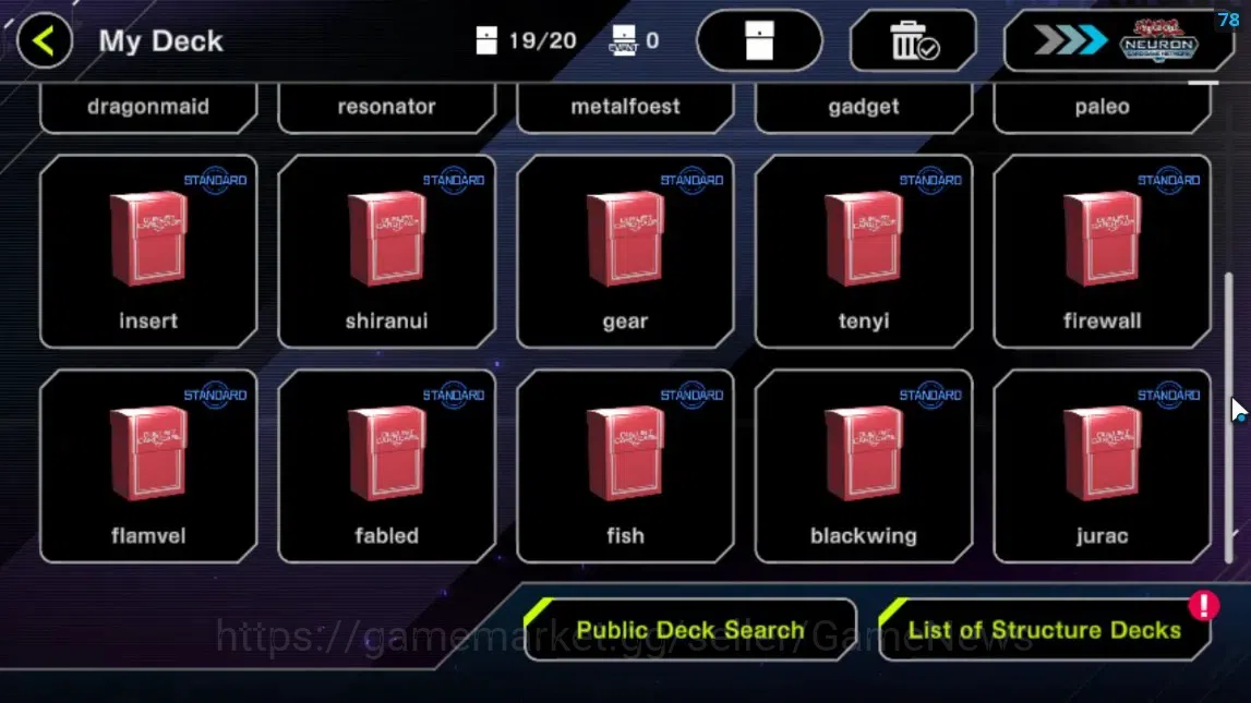 Yu-Gi-Oh! Master Duel Accounts Android|Lv 18|19 Deck|LunaLight,Kewltoon,YubelFs,S image 7