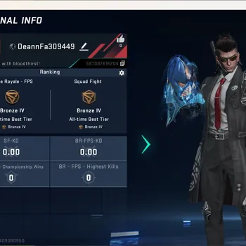 Blood Strike Accounts Starter ASIA|Ultra Melee:Katar-Selachian|2 Legendary Gun|1 Name-Changing Card|Ultra Striker:Zero-Agent