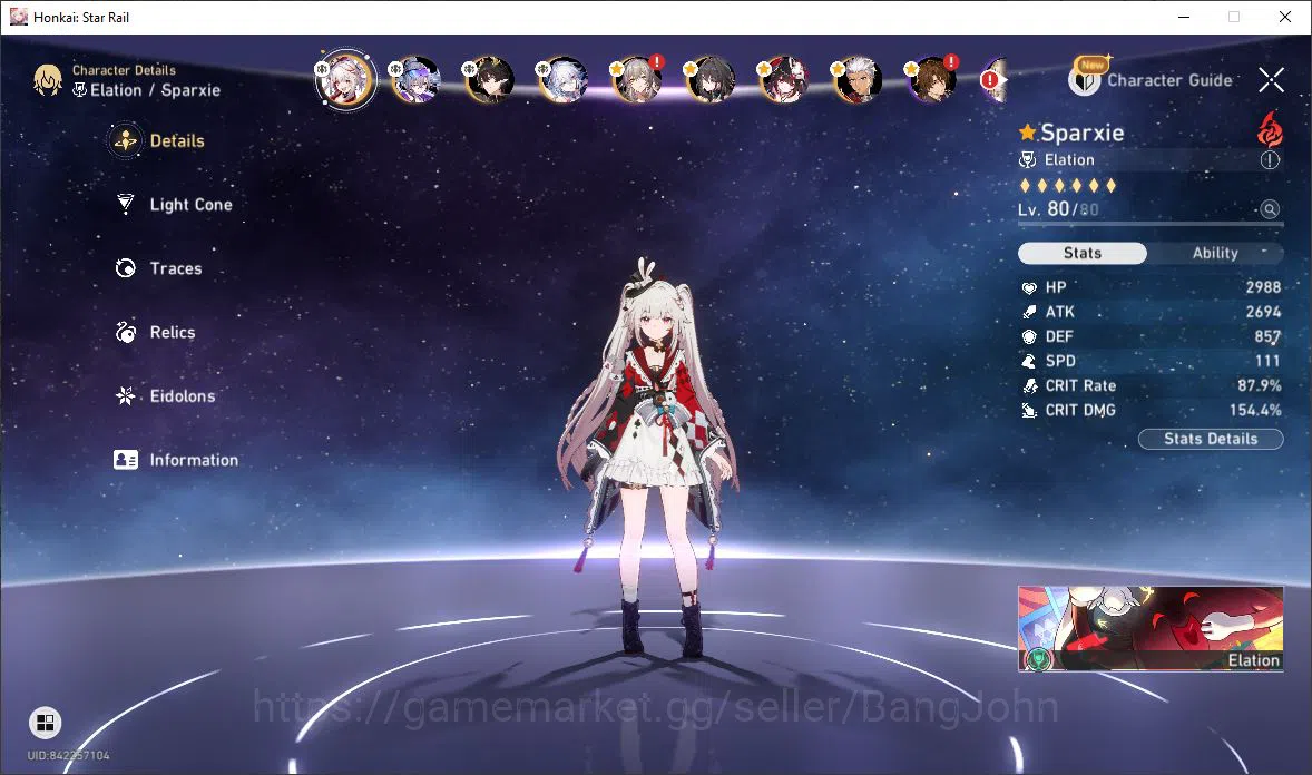 Honkai Star Rail Accounts [ASIA] TL 67 | 9 Limit | Sparxie | Silver Wolf | D image 15