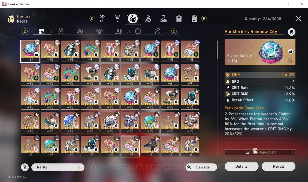Honkai Star Rail Accounts [ASIA] TL 67 | 9 Limit | Sparxie | Silver Wolf | D image 8