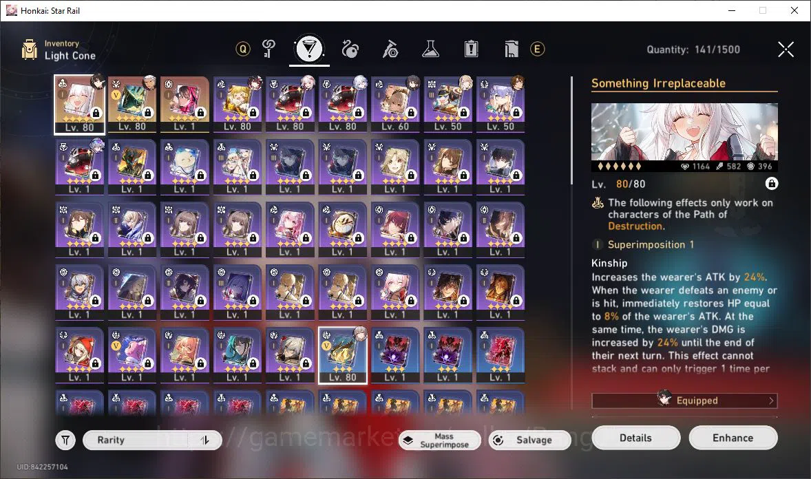 Honkai Star Rail Accounts [ASIA] TL 67 | 9 Limit | Sparxie | Silver Wolf | D image 9