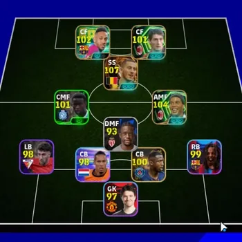 eFootball Accounts Legends & Iconic Players Android|Big Time Eden Hazard '18|Epic Ronaldinho Gaucho,P.E.Aubameyang,Daniele