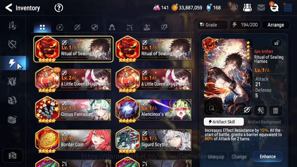 Epic Seven Accounts GLOBAL Unverif|New Era|9 ML(Salome,BArunka,LOTScal image 10
