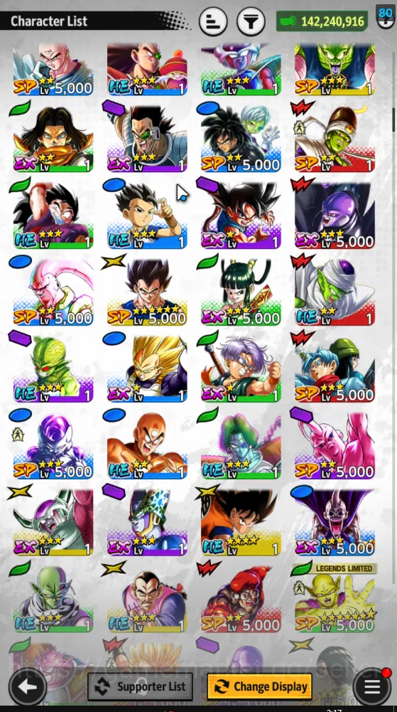 Dragon Ball Legends Accounts 142,2M Total Power|LV 148| 2UL+7LL|SS Goku(Red),Ul image 7