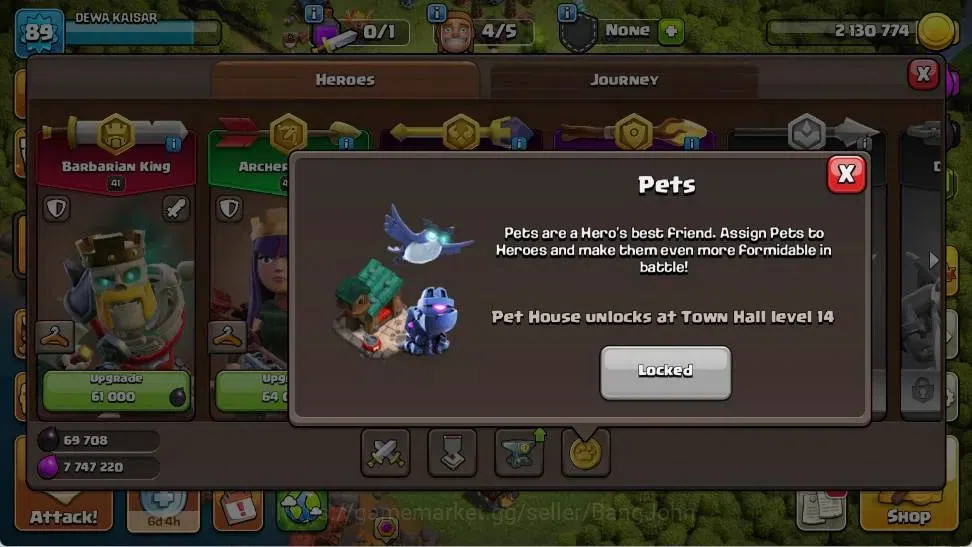 Clash of Clans Accounts Global |TH 11-BH 8|LVL 89|BK 41,AQ 42,MP 29,GW 20, image 10