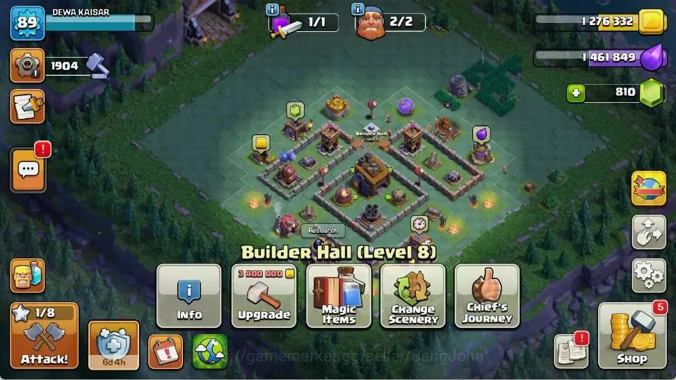 Clash of Clans Accounts Global |TH 11-BH 8|LVL 89|BK 41,AQ 42,MP 29,GW 20, image 13