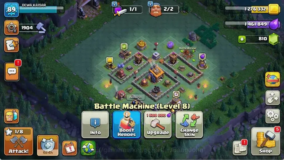 Clash of Clans Accounts Global |TH 11-BH 8|LVL 89|BK 41,AQ 42,MP 29,GW 20, image 14