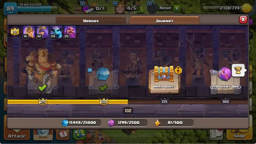 Clash of Clans Accounts Global |TH 11-BH 8|LVL 89|BK 41,AQ 42,MP 29,GW 20, image 7