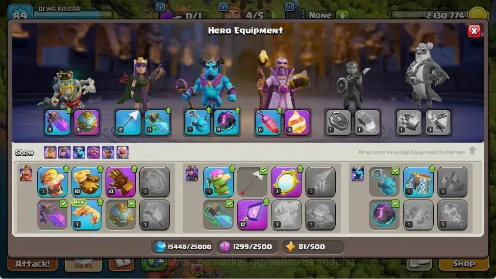 Clash of Clans Accounts Global |TH 11-BH 8|LVL 89|BK 41,AQ 42,MP 29,GW 20, image 8