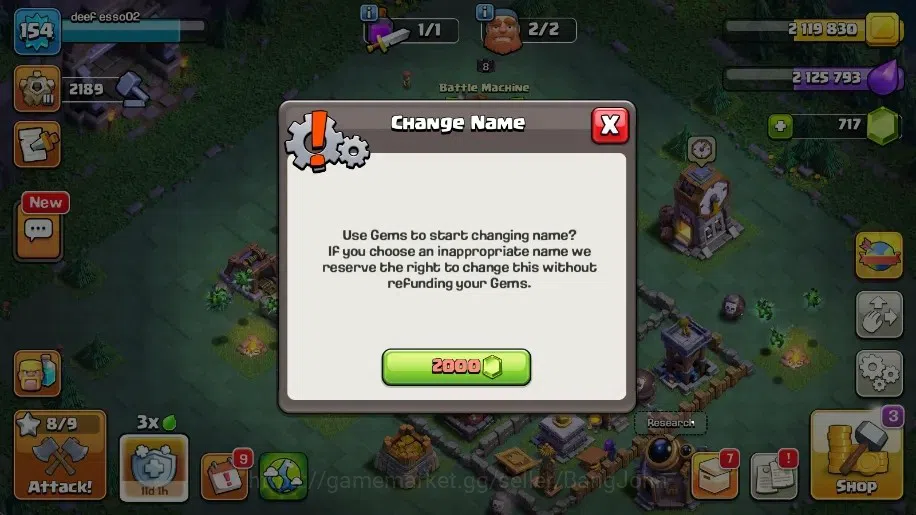 Clash of Clans Accounts Global|TH 14-BH 7|4 Gold & 3 Legend Skins|Lvl 154| image 20