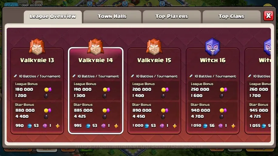 Clash of Clans Accounts Global|TH 14-BH 7|4 Gold & 3 Legend Skins|Lvl 154| image 6