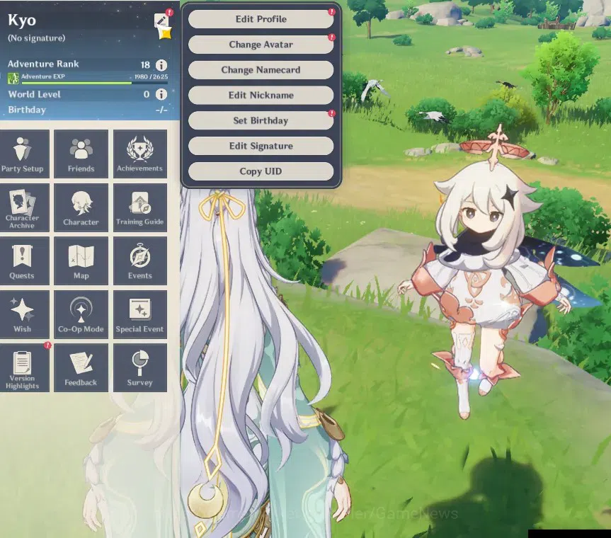 Genshin Impact Accounts ASIA | Starter Account | AR 18 | BD Unset | 1 Limi image 1