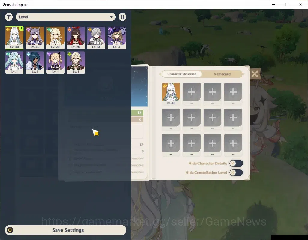 Genshin Impact Accounts ASIA | Starter Account | AR 18 | BD Unset | 1 Limi image 2