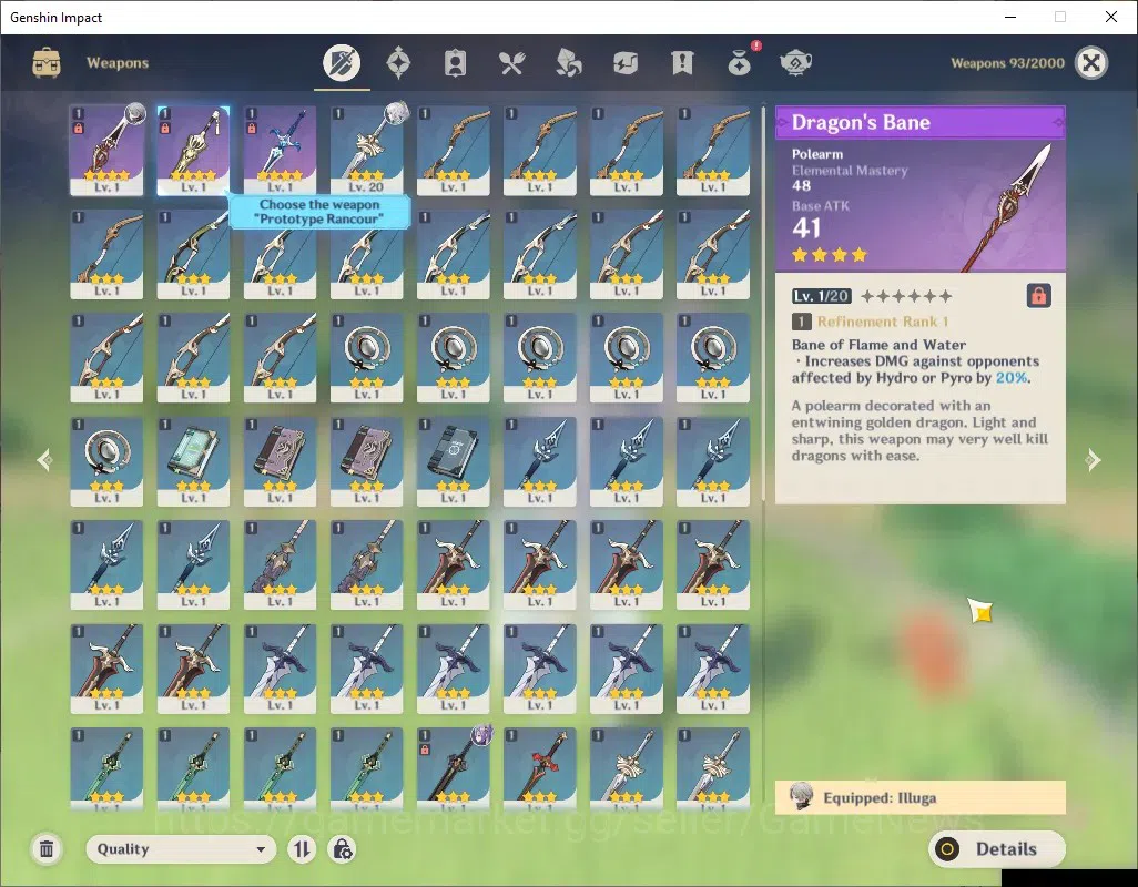 Genshin Impact Accounts ASIA | Starter Account | AR 18 | BD Unset | 1 Limi image 3