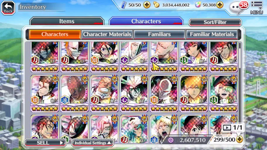 Bleach: Brave Souls Accounts [GLOBAL]50K Orb|Rukia 10th Anniv,Santa Society(Gis image 7