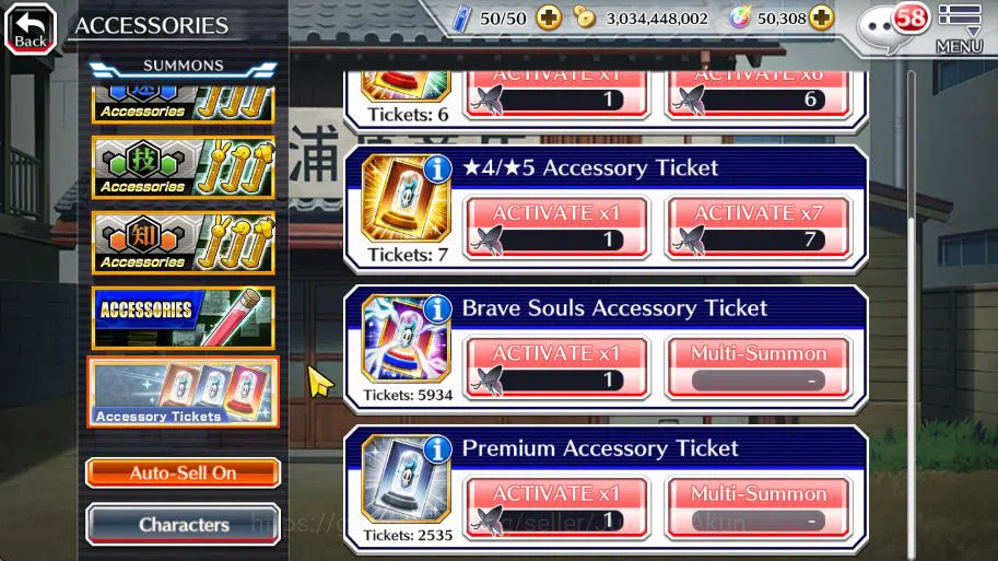 Bleach: Brave Souls Accounts [GLOBAL]50K Orb|Rukia 10th Anniv,Santa Society(Gis image 8