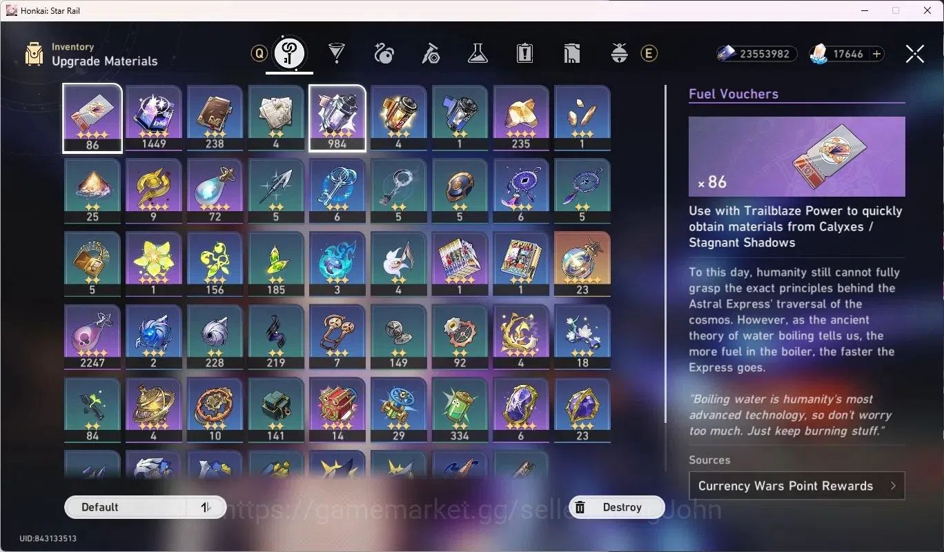 Honkai Star Rail Accounts ASIA | TL64 | Silver Wolf LV.999 | Evanescia L80 | image 10