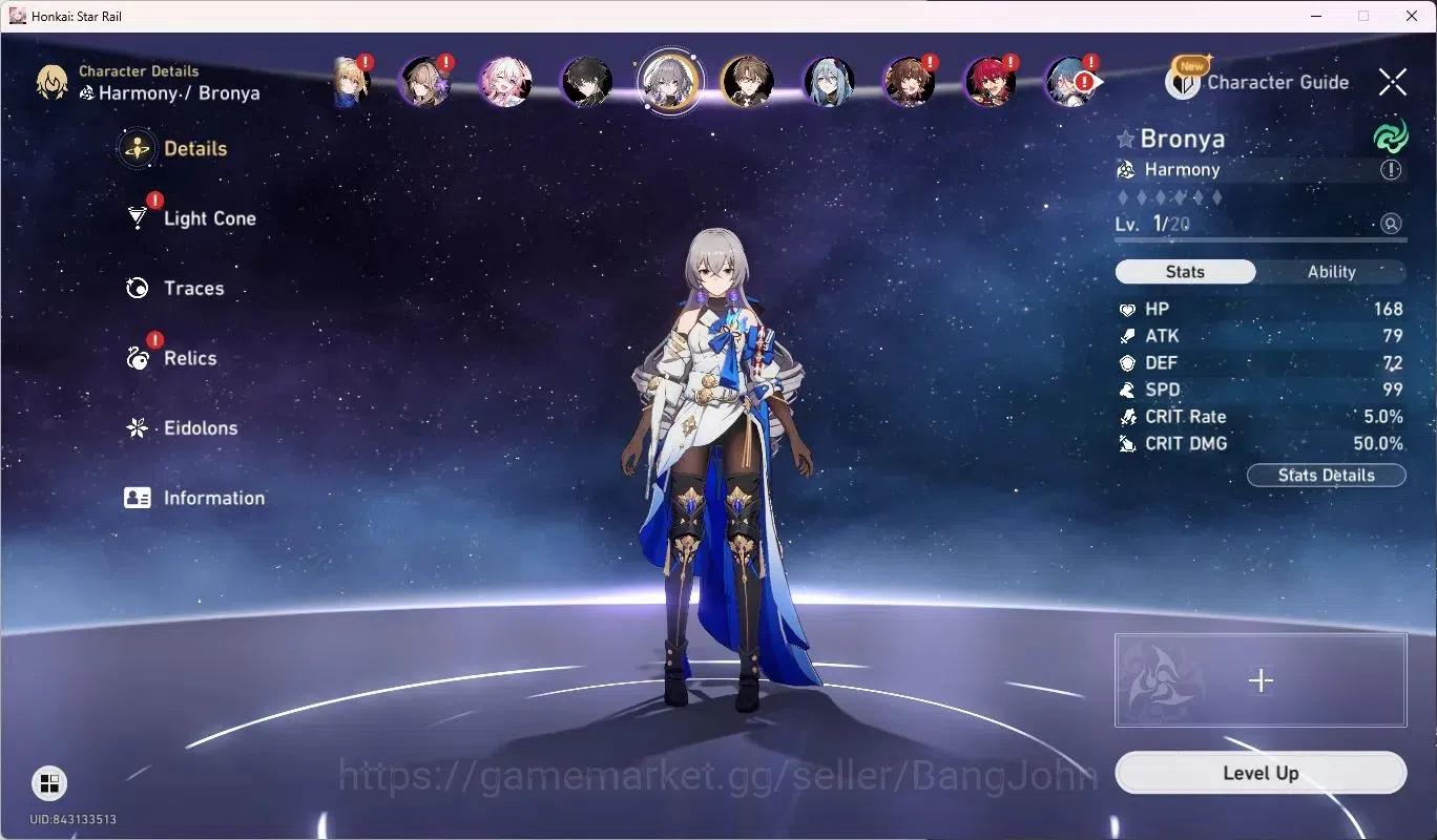 Honkai Star Rail Accounts ASIA | TL64 | Silver Wolf LV.999 | Evanescia L80 | image 8