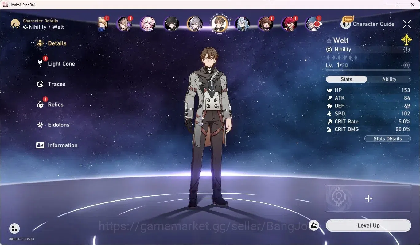 Honkai Star Rail Accounts ASIA | TL64 | Silver Wolf LV.999 | Evanescia L80 | image 9