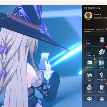 Honkai Star Rail Accounts Others ASIA | TL 45, sparkle harmony, herta, terrae dan heng, the herta, himeko, yanqing, gepard