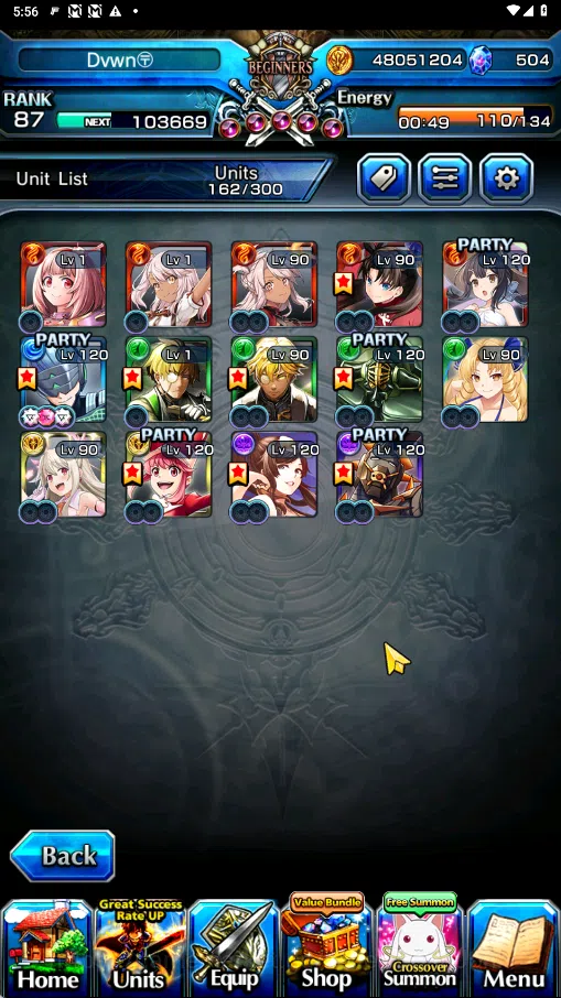 Grand Summoners Accounts GLOBAL | Ascend 14 | Houka TW, Mako TW, Fen,Summer image 4
