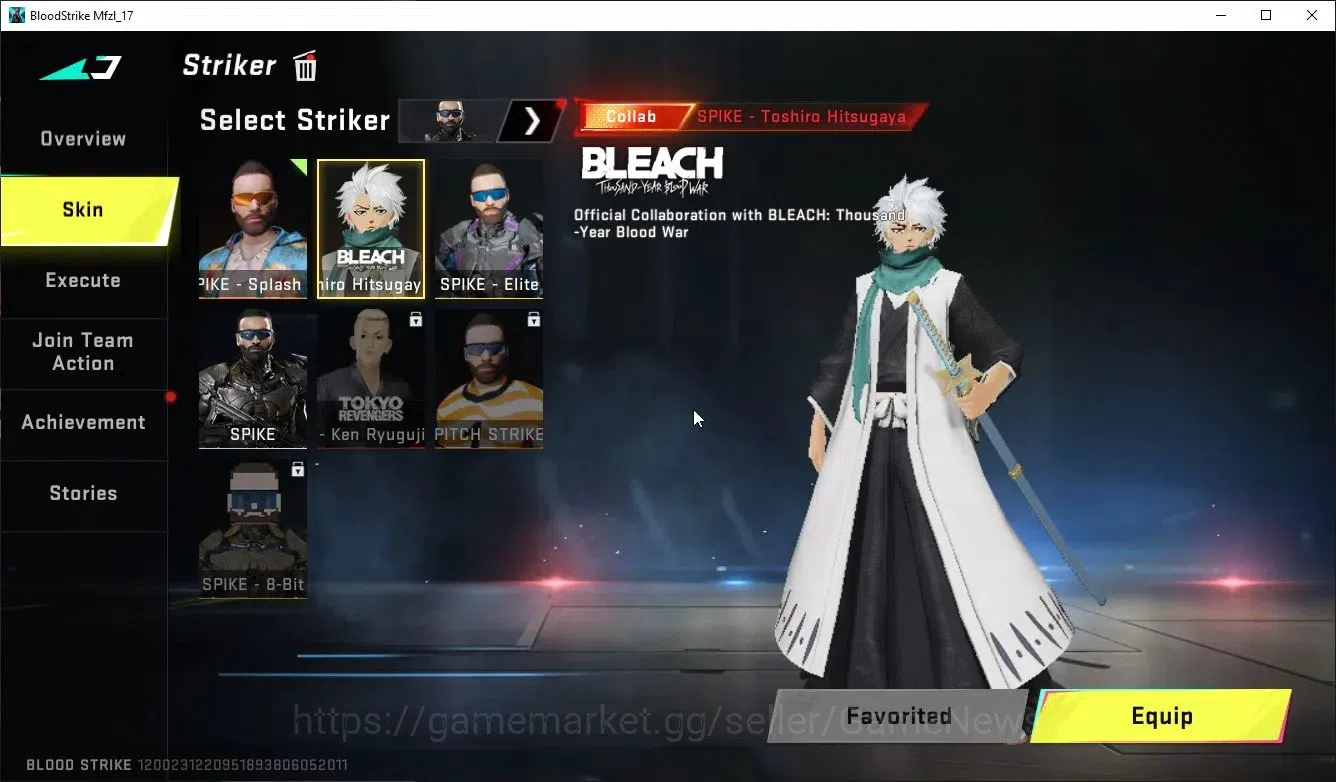 Blood Strike Accounts ASIA|ETERNAL DeAgle+Collab TR MCX,FN2000,Takemichi image 3