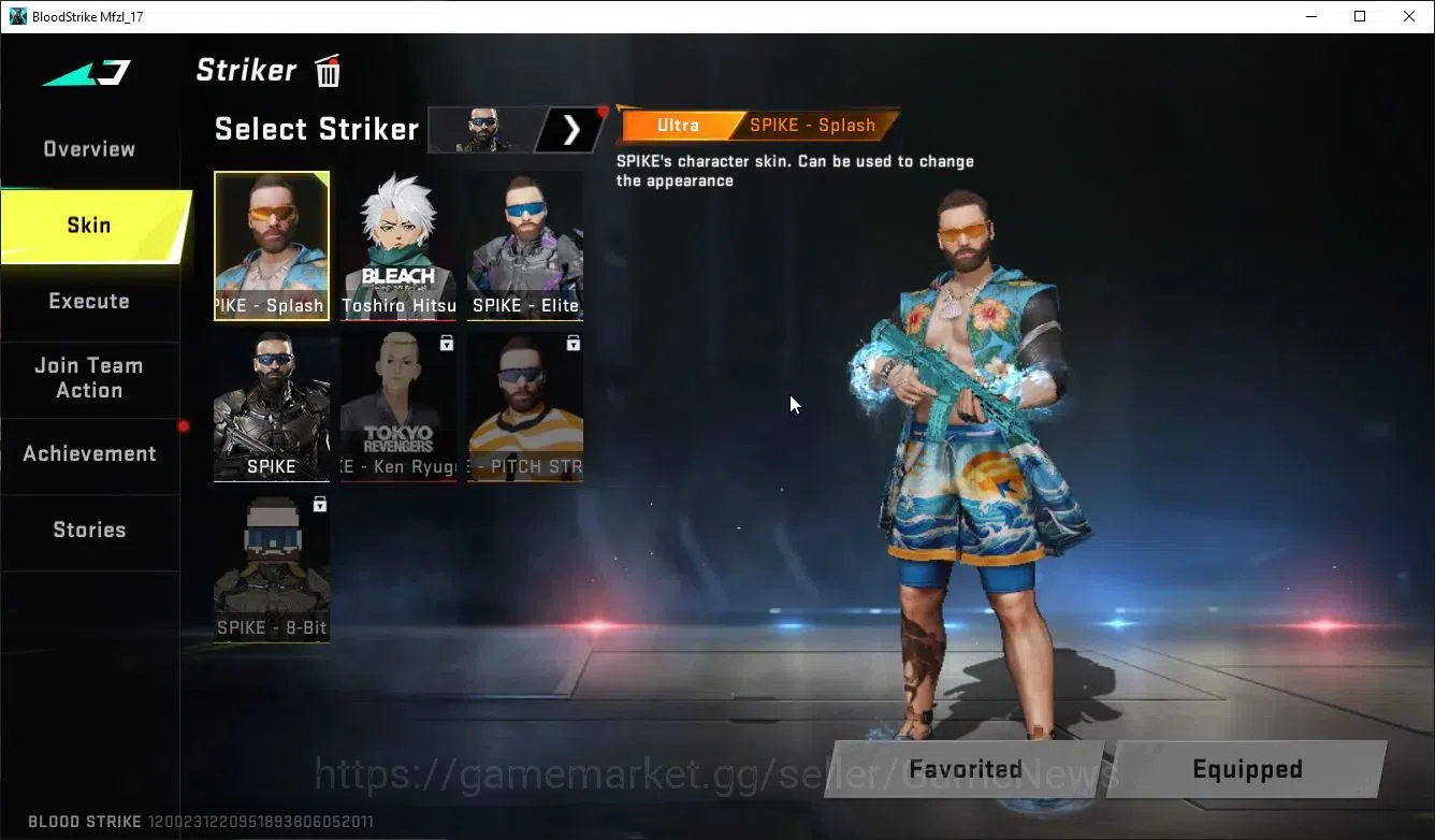 Blood Strike Accounts ASIA|ETERNAL DeAgle+Collab TR MCX,FN2000,Takemichi image 6