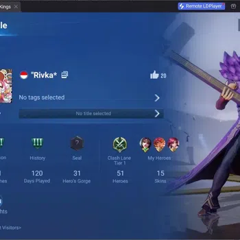 Honor of Kings Accounts Rare Skin Global | 51H 15S |KIC Luna|Legend Lam|Worldly Liu Bei|Event Exclusive Gan&Mo|4 Rare|More
