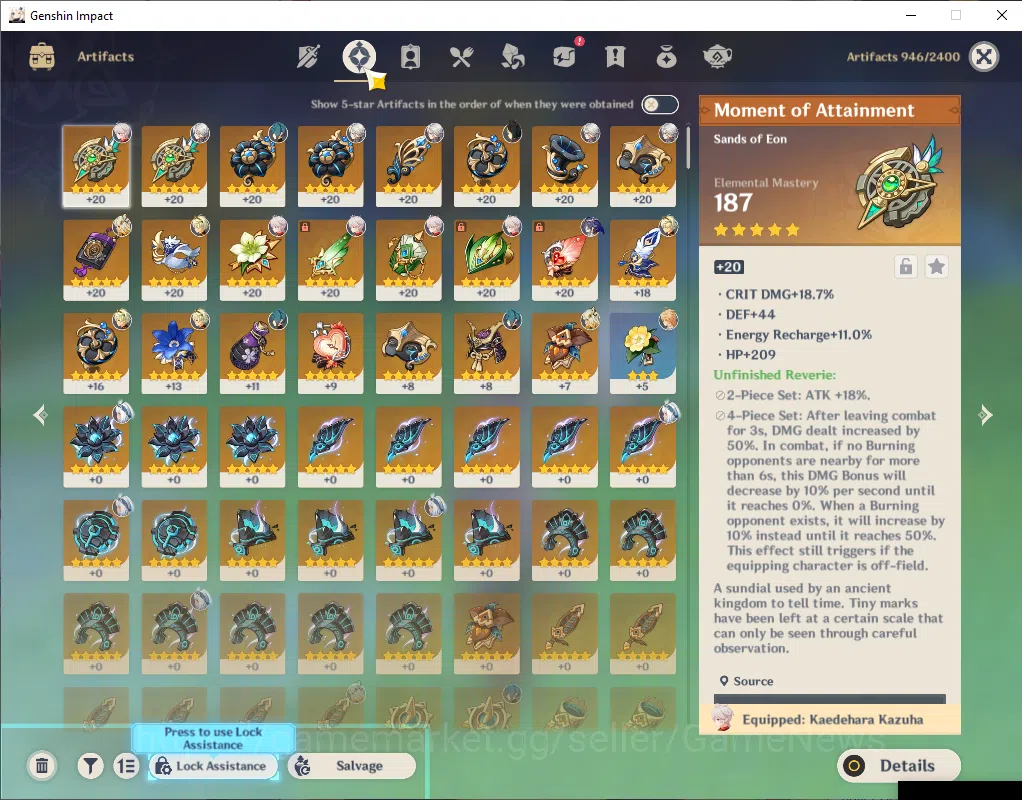 Genshin Impact Accounts ASIA|AR 55|4 Limited+3(*5Weapon)|MualaniC1+sign,Xi image 6