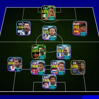 eFootball Accounts Legends & Iconic Players Efootball Collective Strength 3176 | Drogba 104 | Steven Gerrard 105 | Nakamura
