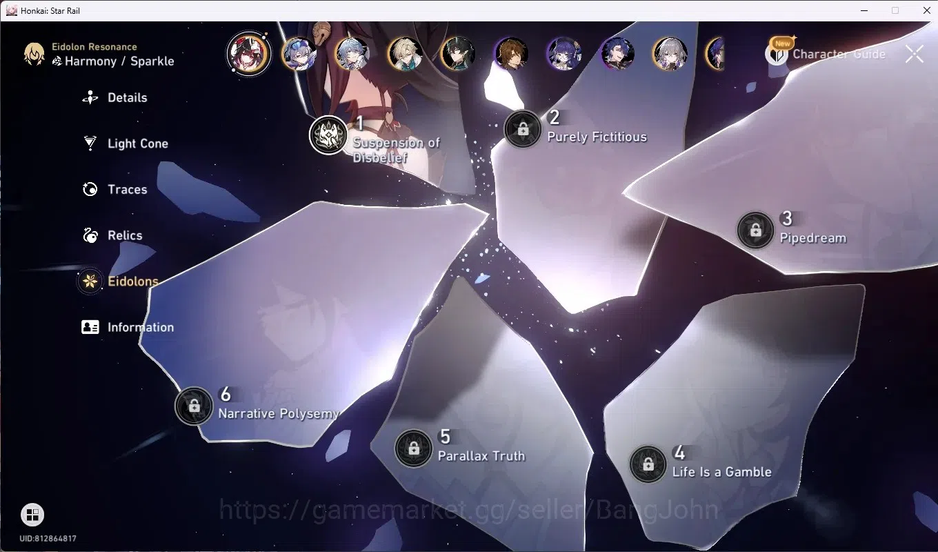 Honkai Star Rail Accounts ASIA|TL 70|24 Limited [CastoriceC2,Acheron,Jiaoqiu image 10