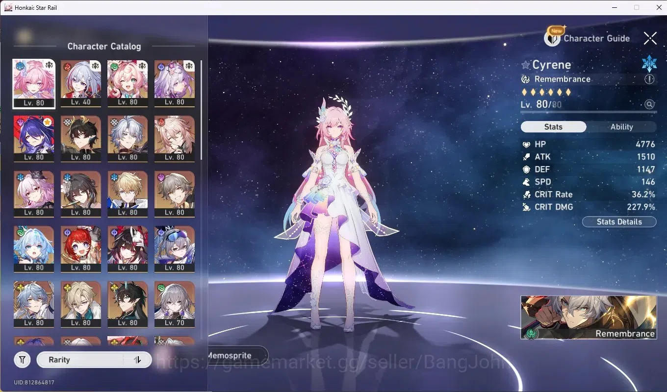 Honkai Star Rail Accounts ASIA|TL 70|24 Limited [CastoriceC2,Acheron,Jiaoqiu image 2