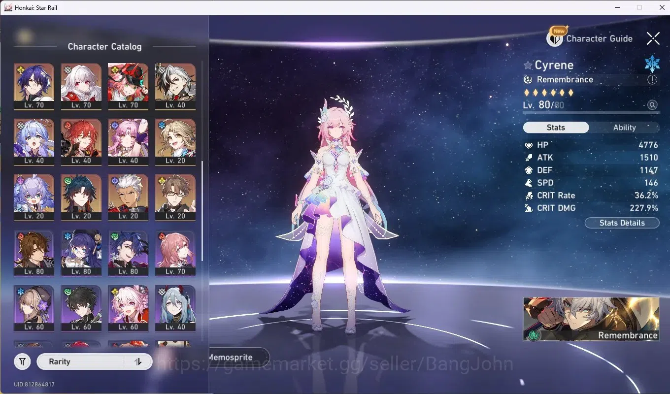 Honkai Star Rail Accounts ASIA|TL 70|24 Limited [CastoriceC2,Acheron,Jiaoqiu image 3