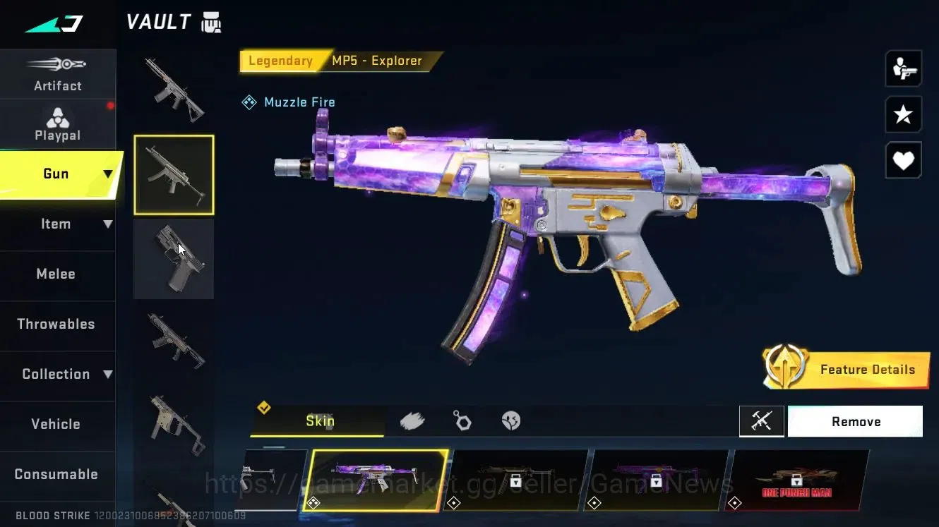 Blood Strike Accounts High-End ASIA|ETERNAL M700-Seraph Lv3|ULTRA Melee Lightblade-Dark Force|Legendary 5