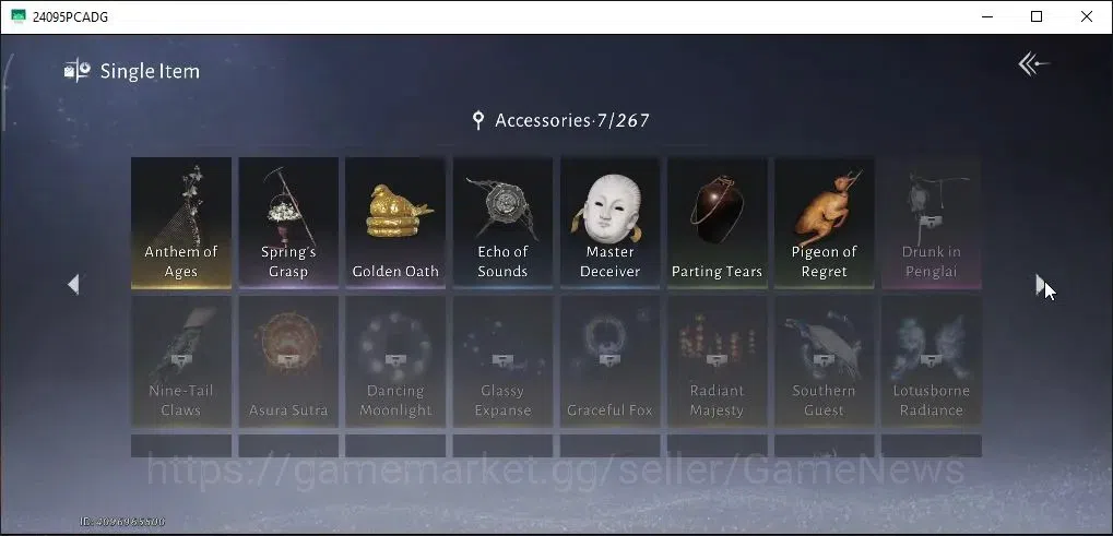 Where Winds Meet Accounts GLOBAL|Lv 5|3671 GS|1 HC|Lone March|Anthem of Ages image 15