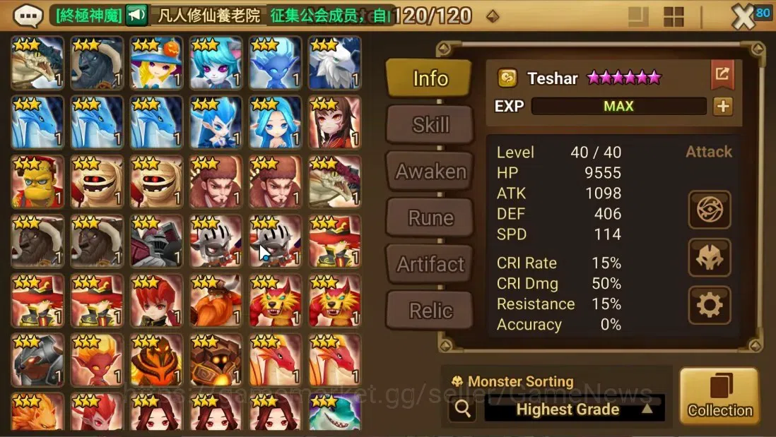 Summoners War: Sky Arena Accounts Starter ASIA|Lv 27|Ready Gacha|5 LS + 118 MS |1 NB5[Thesar]|Hive|Check SS(SWR1299) 8