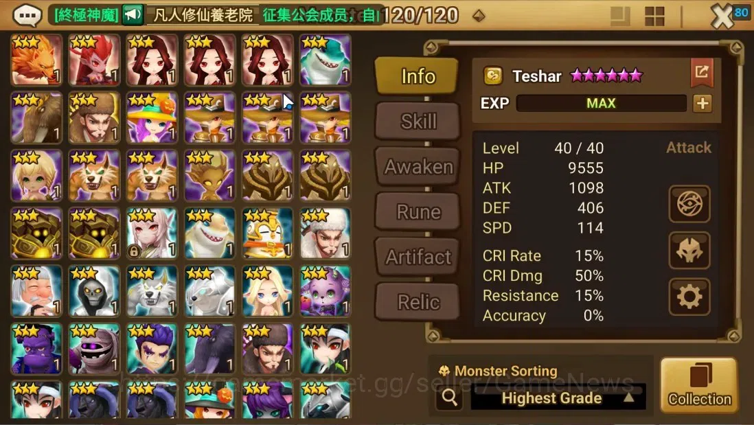 Summoners War: Sky Arena Accounts Starter ASIA|Lv 27|Ready Gacha|5 LS + 118 MS |1 NB5[Thesar]|Hive|Check SS(SWR1299) 9