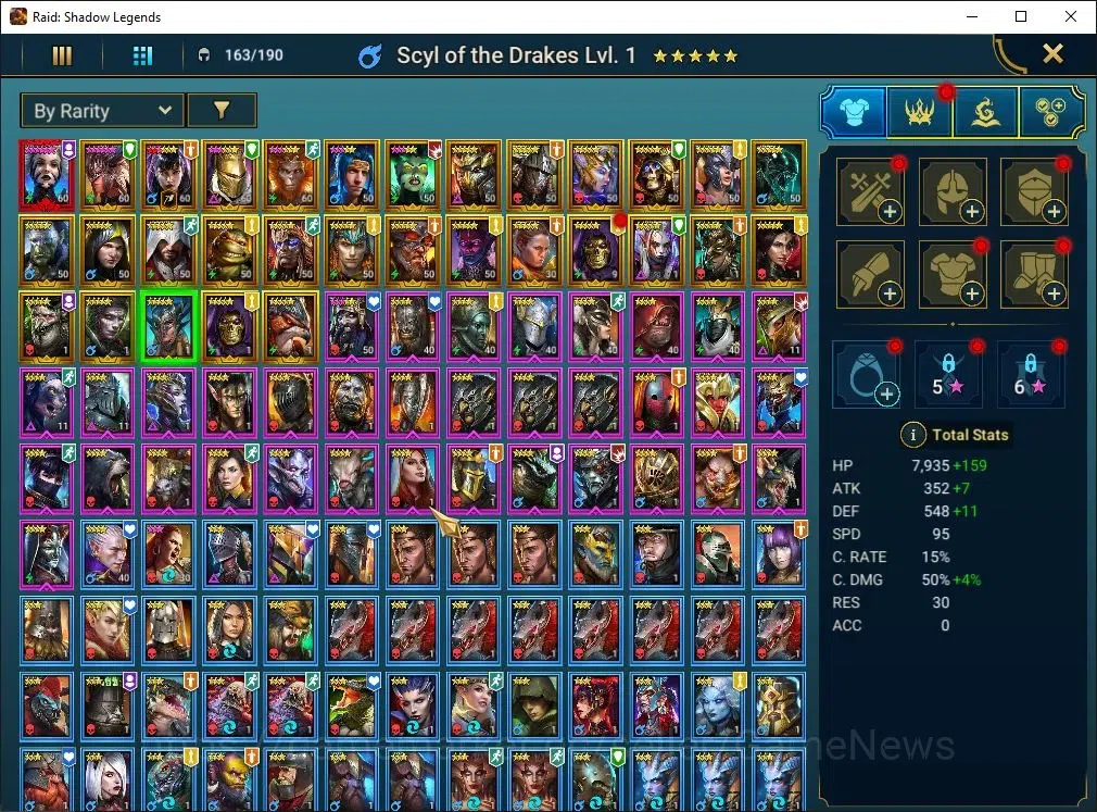 Raid: Shadow Legends Accounts Lv 43|Power 1,1M|1 Mythic[NQ Krixia]|30 Legend(RN  image 5