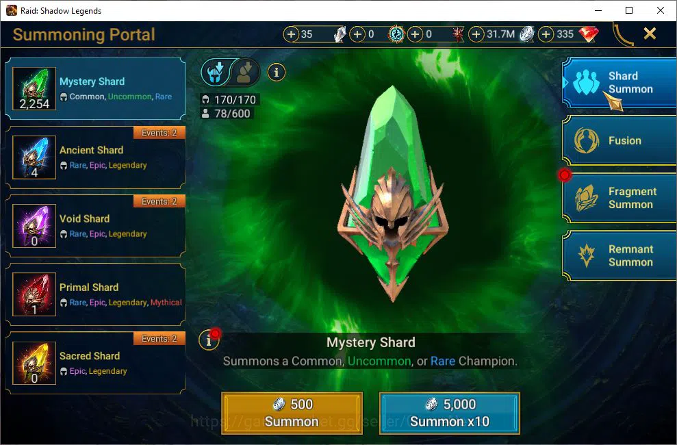 Raid: Shadow Legends Accounts Lv47 554K Power|25 Legendary(Xenomorph,Ninja,Alice image 19