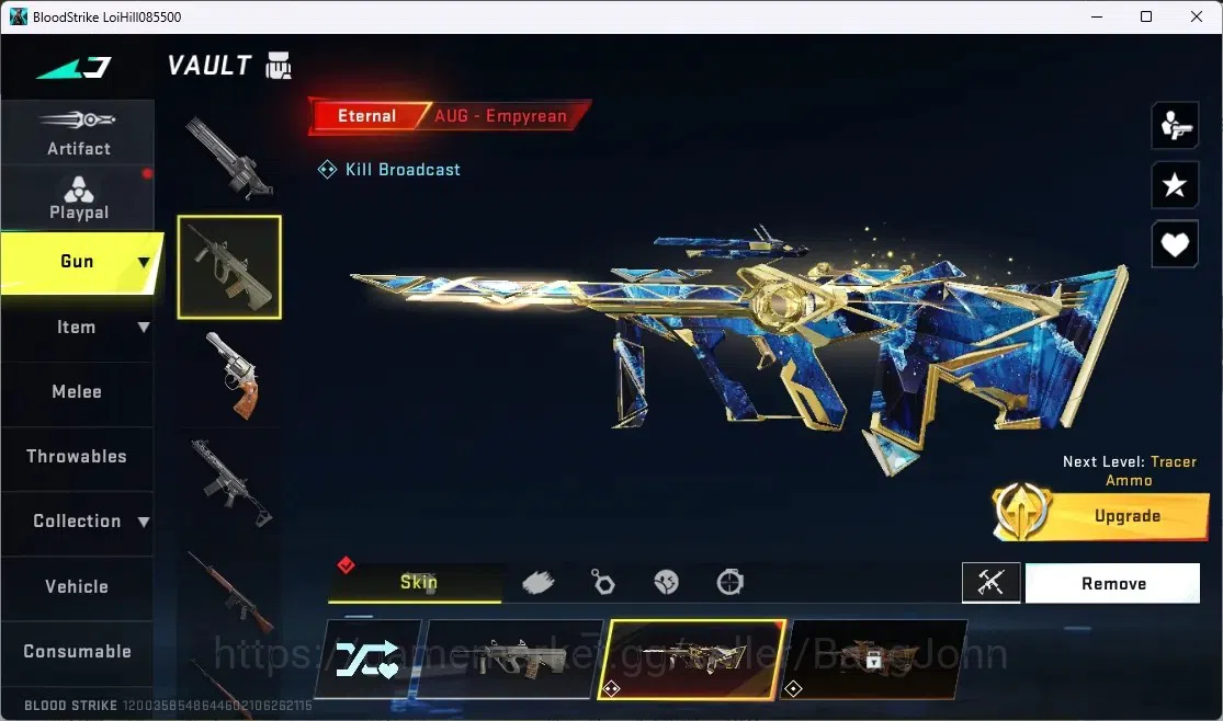 Blood Strike Accounts ASIA | ETERNAL GUN: AUG - Empyrean|ULTRA MELEE: Li image 3