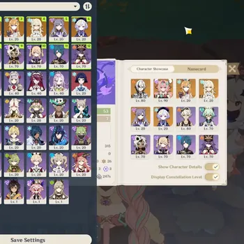 Genshin Impact Accounts Mid Game ASIA|AR53/WL7|3 Limited:Varesa+Sig,Arlecchino,Escoffier|2